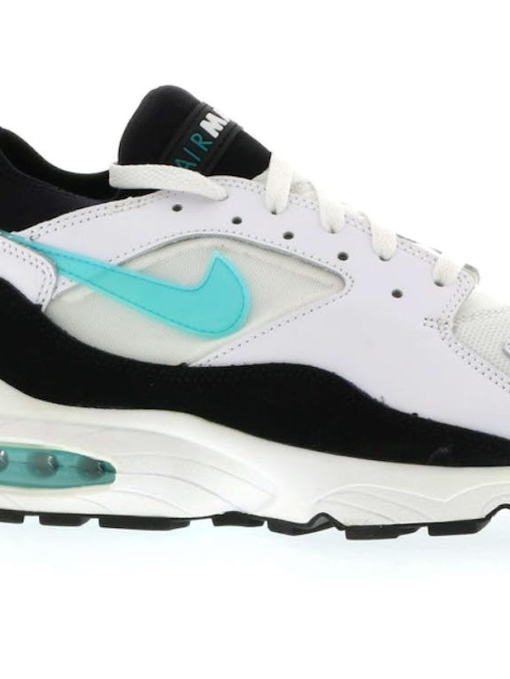 Nike White Black Teal Air Max Low-Top Sneaker‎